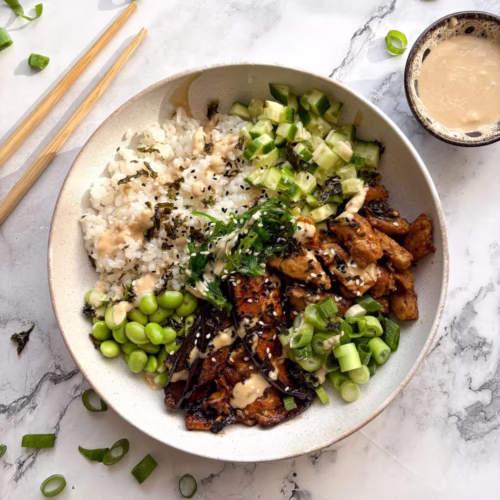 vegetarische poke bowl