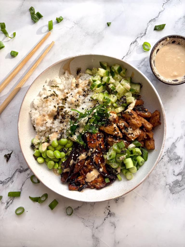 vegetarische poke bowl