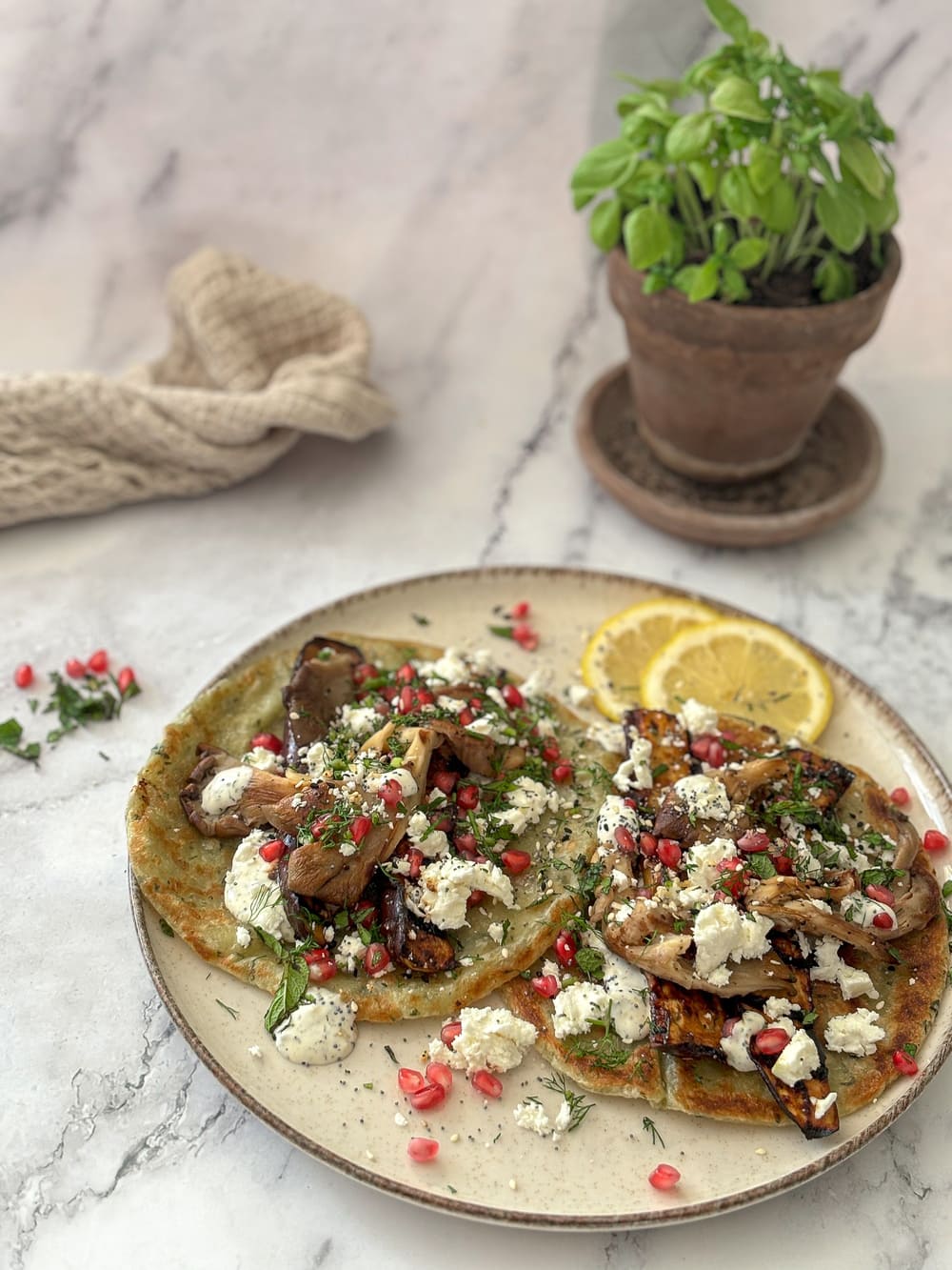 paratha aubergine