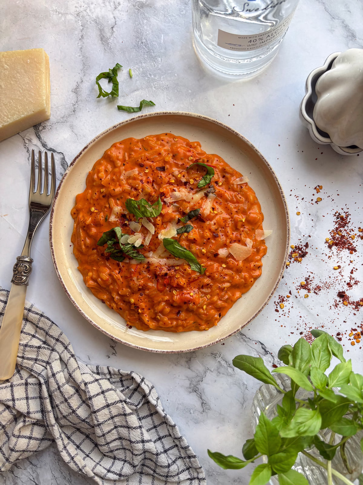 risotto alla vodka