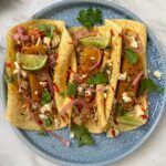 mais tortilla's met vegetarische vissticks