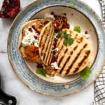 flatbread met harissa bloemkool