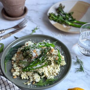 romige pesto risotto