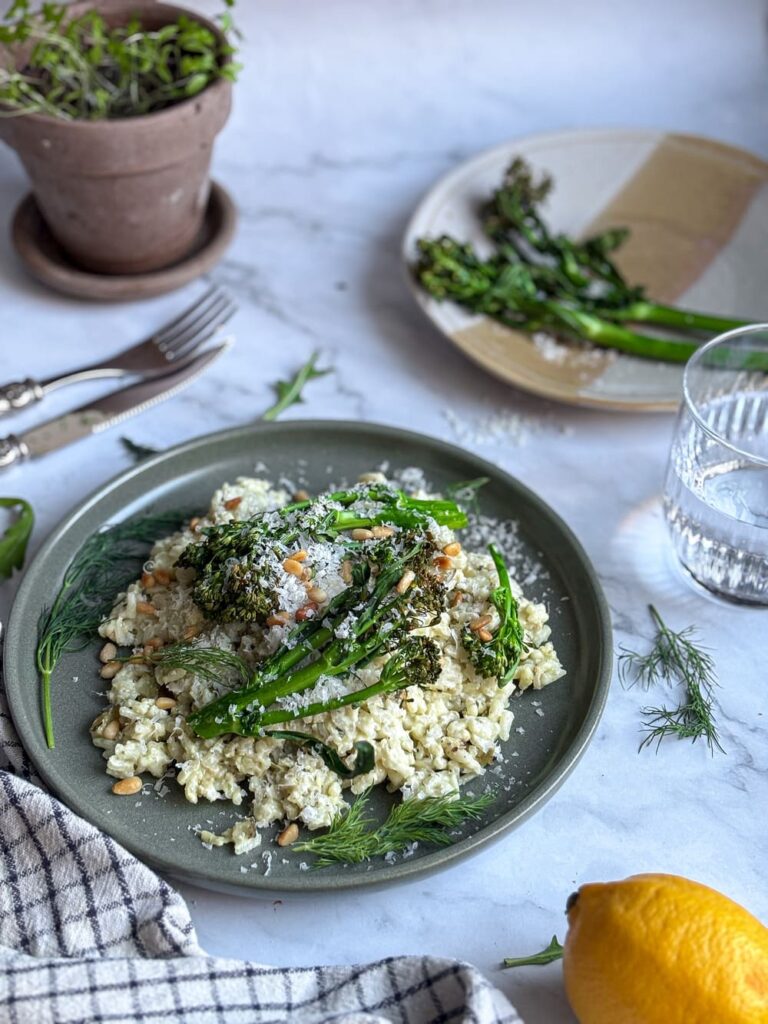 romige pesto risotto