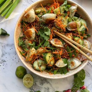 gyoza salade