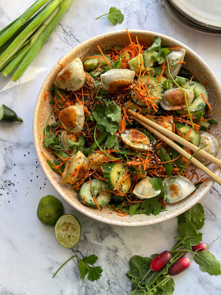 gyoza salade
