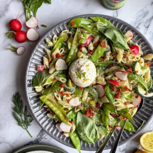 pastasalade met pesto