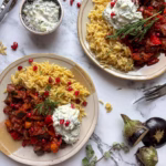 griekse aubergine stoof