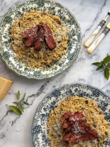 paddenstoelen orzo