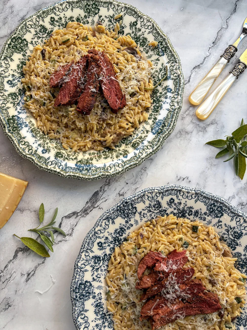 paddenstoelen orzo