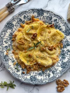 pompoen ravioli