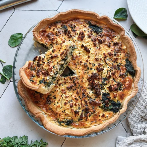 spinazie quiche