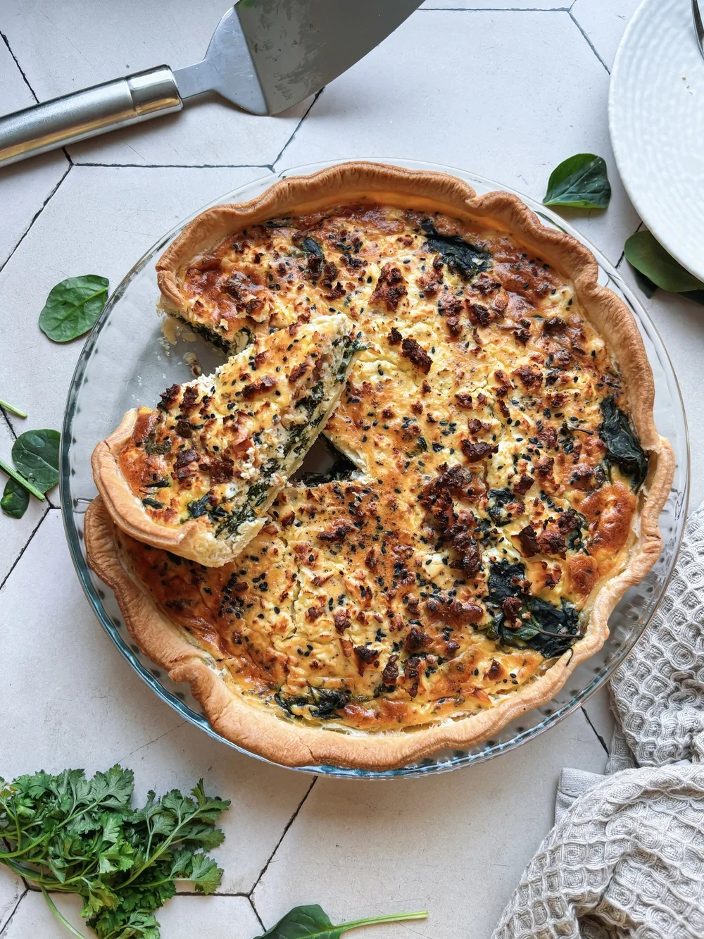 spinazie quiche