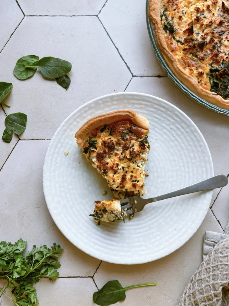 spinazie quiche