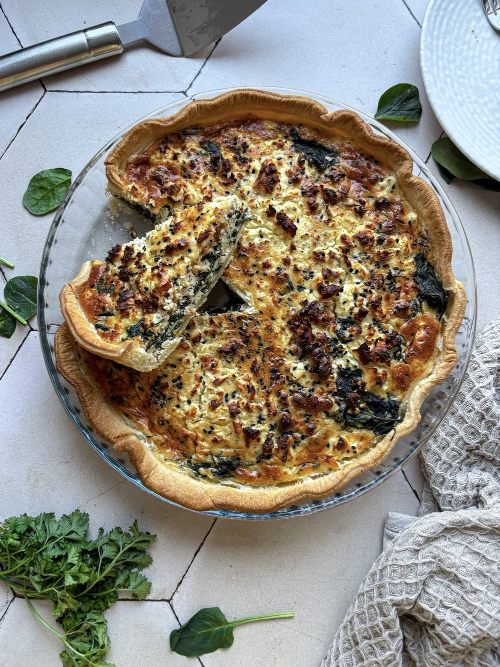 spinazie quiche