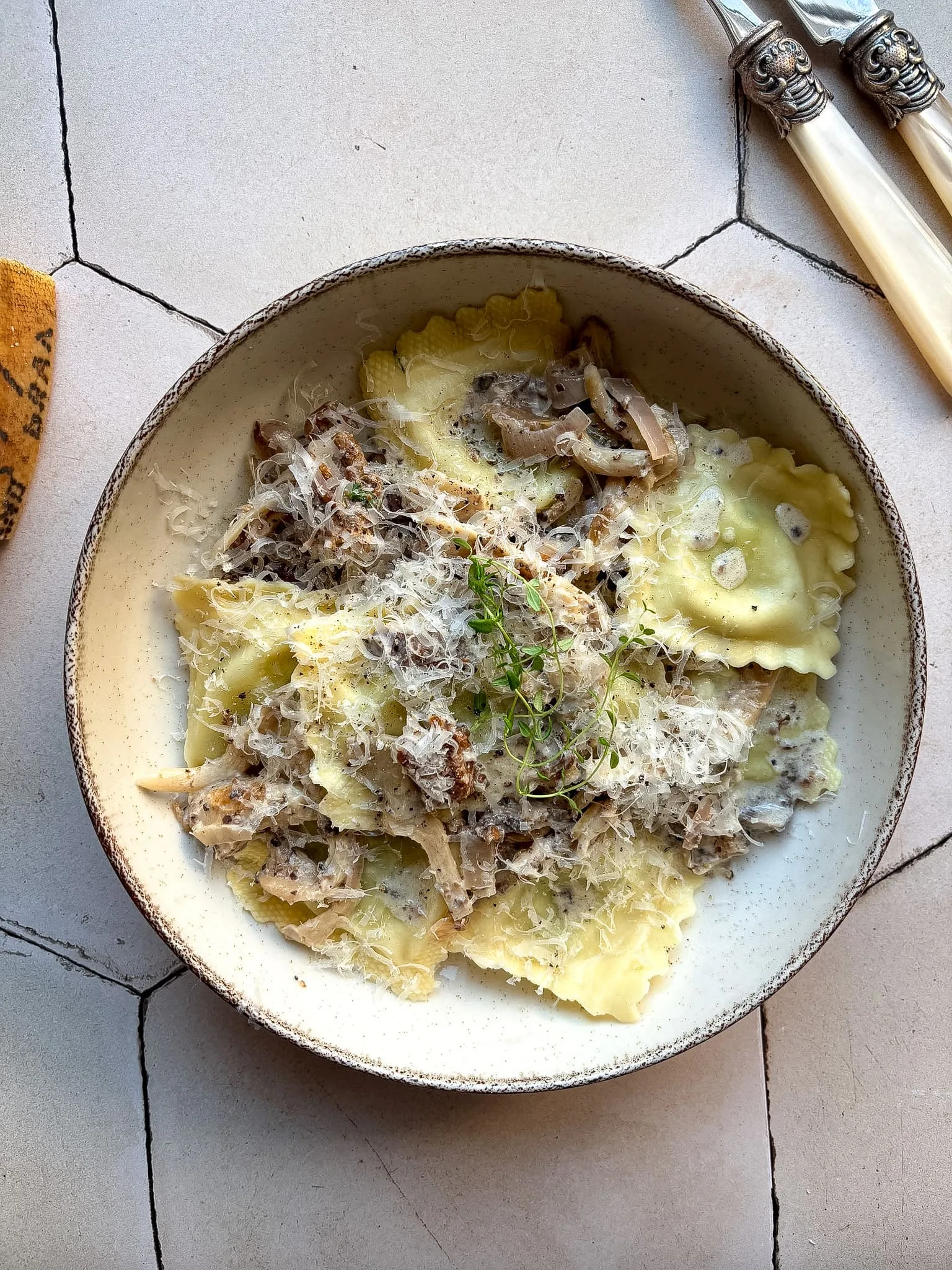 truffel ravioli