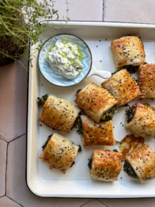 spinazie feta hapjes