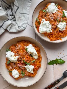 gochujang orzo