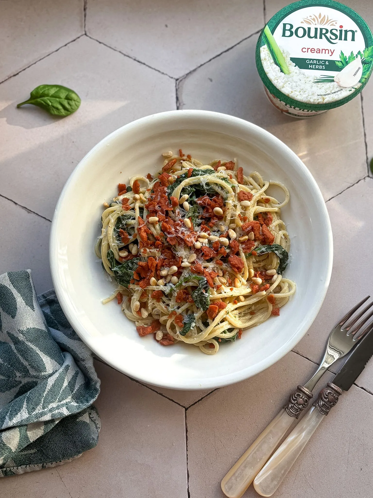pasta met boursin